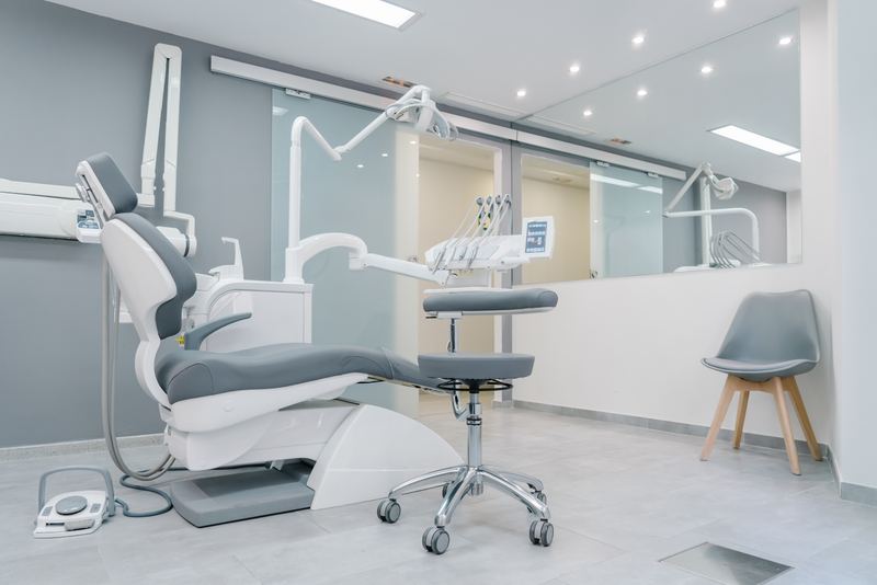 Clean modern dental clinic office
