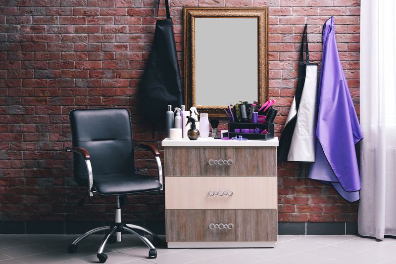 Stylish modern hair salon interior